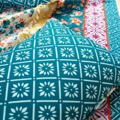Lush Decor Emily Boho Stripe Reversible Quilt & Sham Set Turquoise - Lush Décor 13 Lush Decor Emily Boho Stripe Reversible Quilt & Sham Set Turquoise - Lush Décor -QUILTS Sales unnamed file 4971
