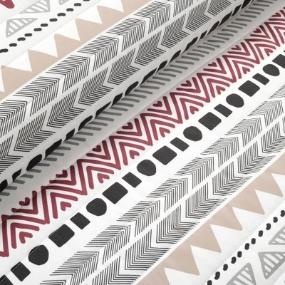 Lush Decor Southwest Stripe Quilt & Sham Set Red/Neutral - Lush Décor 4 Lush Decor Southwest Stripe Quilt & Sham Set Red/Neutral - Lush Décor - Image 2