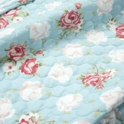 Lush Decor Cottage Floral Ruffle Reversible Oversized Quilt Set Blue/Blush - Lush Décor 11 Lush Decor Cottage Floral Ruffle Reversible Oversized Quilt Set Blue/Blush - Lush Décor -QUILTS Sales unnamed file 4991