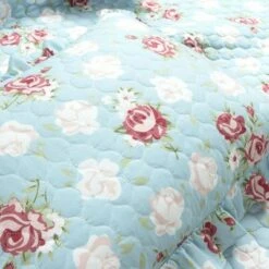 Lush Decor Cottage Floral Ruffle Reversible Oversized Quilt Set Blue/Blush - Lush Décor 13 Lush Decor Cottage Floral Ruffle Reversible Oversized Quilt Set Blue/Blush - Lush Décor -QUILTS Sales unnamed file 4993