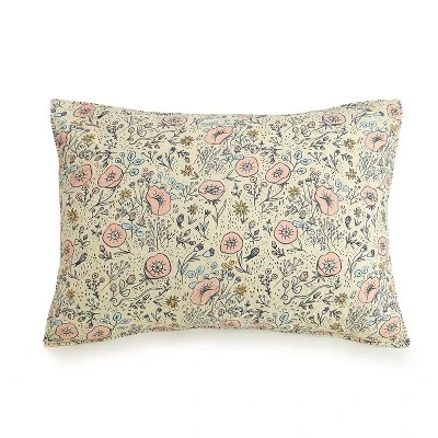 3pc Full/Queen Provencal Poppies Quilt Set Pink - Hello Lucky for Makers Collective 3 3pc Full/Queen Provencal Poppies Quilt Set Pink - Hello Lucky for Makers Collective