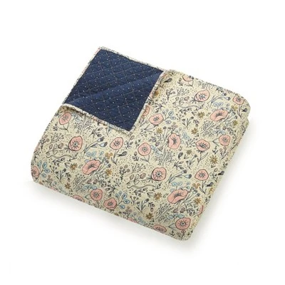 3pc Full/Queen Provencal Poppies Quilt Set Pink - Hello Lucky for Makers Collective 4 3pc Full/Queen Provencal Poppies Quilt Set Pink - Hello Lucky for Makers Collective - Image 2