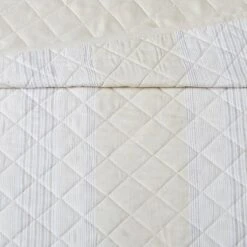 Cottage Classics Farmhouse Stripe Quilt Set Tan -QUILTS Sales unnamed file 5079