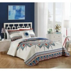 Chic Home Design Nolina Quilt & Sham Set -QUILTS Sales unnamed file 5098