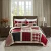 Woolrich Huntington Quilt Mini Set Red -QUILTS Sales unnamed file 5113