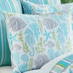 Deva Beach Quilt and Pillow Sham Set - Levtex Home -QUILTS Sales unnamed file 5127