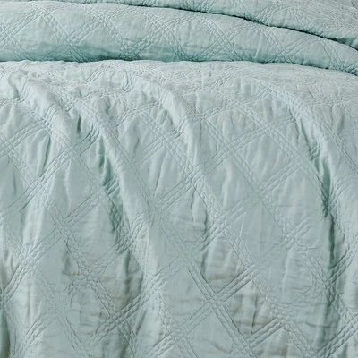 Linen Front/Cotton Back Quilt - Levtex Home 9 Linen Front/Cotton Back Quilt - Levtex Home - Image 7