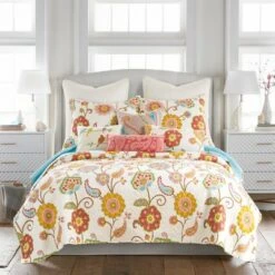 Ashbury Spring Floral Quilt and Pillow Sham Set - Levtex Home