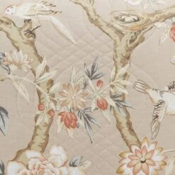 Mudan Quilt Set - Waverly Taupe -QUILTS Sales unnamed file 535