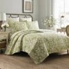Rowland Quilt Set - Laura Ashley® Green -QUILTS Sales unnamed file 536