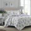 Keighley Reversible Quilt Set Purple - Laura Ashley -QUILTS Sales unnamed file 543