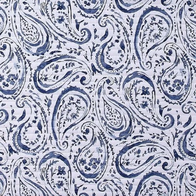 Indienne Paisley Quilt Set Navy/White - Oceanfront Resort 4 Indienne Paisley Quilt Set Navy/White - Oceanfront Resort - Image 2