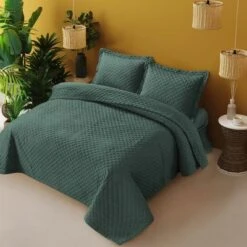 Brisbane Oversized Diamond Quilt Set - Tribeca Living Cashmere