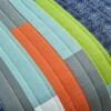 Lush Decor Shelly Stripe Quilt Set - Lush Décor Gray/orange -QUILTS Sales unnamed file 623