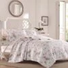 Pink Breezy Floral Quilt Set - Laura Ashley 2 Pink Breezy Floral Quilt Set - Laura Ashley -QUILTS Sales unnamed file 664