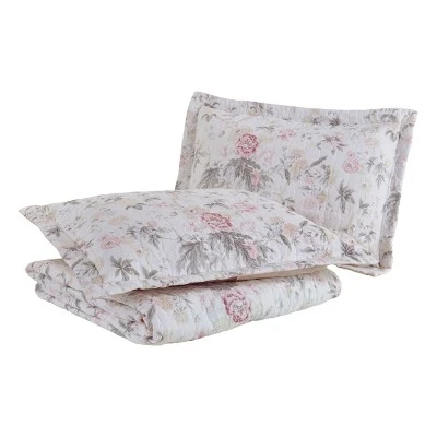 Pink Breezy Floral Quilt Set - Laura Ashley 8 Pink Breezy Floral Quilt Set - Laura Ashley - Image 6