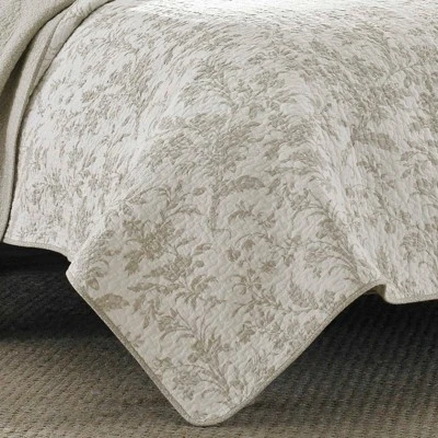 Gray Amberley Quilt Set - Laura Ashley 6 Gray Amberley Quilt Set - Laura Ashley - Image 4