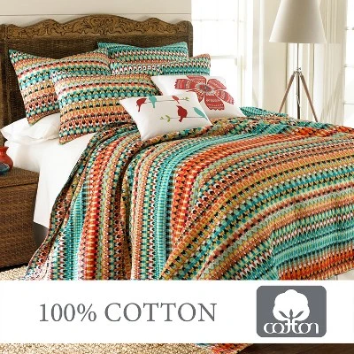 Corona Bohemian Quilt and Pillow Sham Set - Levtex Home 6 Corona Bohemian Quilt and Pillow Sham Set - Levtex Home - Image 4