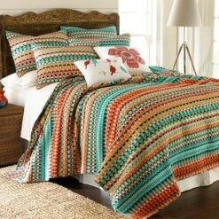 Corona Bohemian Quilt and Pillow Sham Set - Levtex Home 15 Corona Bohemian Quilt and Pillow Sham Set - Levtex Home -QUILTS Sales unnamed file 692