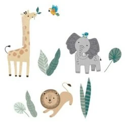 Lambs & Ivy Jungle Friends 5-piece Safari Animals Nursery Baby Crib Bedding Set -QUILTS Sales unnamed file 70
