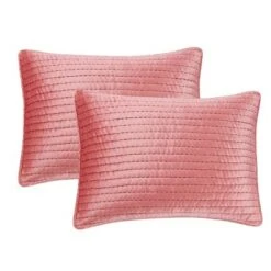 Aviva Velvet Pick Stitch Quilt Set - Refinery29 Navy/light Blue -QUILTS Sales unnamed file 712