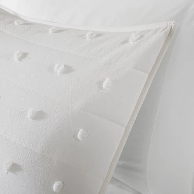 Urban Habitat Kay Cotton Jacquard Coverlet Set Ivory 5 Urban Habitat Kay Cotton Jacquard Coverlet Set Ivory - Image 3