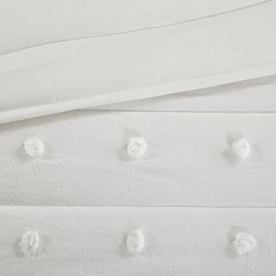 Urban Habitat Kay Cotton Jacquard Coverlet Set Ivory 6 Urban Habitat Kay Cotton Jacquard Coverlet Set Ivory - Image 4