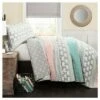 Lush Decor Elephant Striped Quilt Bedding Set - Lush Décor Turquoise/pink 1 Lush Decor Elephant Striped Quilt Bedding Set - Lush Décor Turquoise/pink -QUILTS Sales unnamed file 730