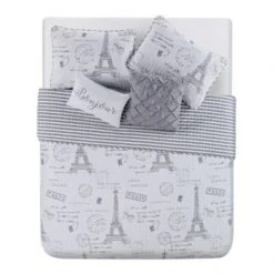 Paris Night Reversible Quilt Set Taupe - VCNY 14 Paris Night Reversible Quilt Set Taupe - VCNY -QUILTS Sales unnamed file 739