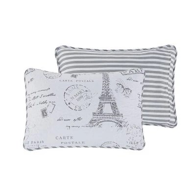 Paris Night Reversible Quilt Set Taupe - VCNY 8 Paris Night Reversible Quilt Set Taupe - VCNY - Image 6