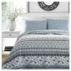 Light Blue Bexley Quilt Set - Stone Cottage® -QUILTS Sales unnamed file 778