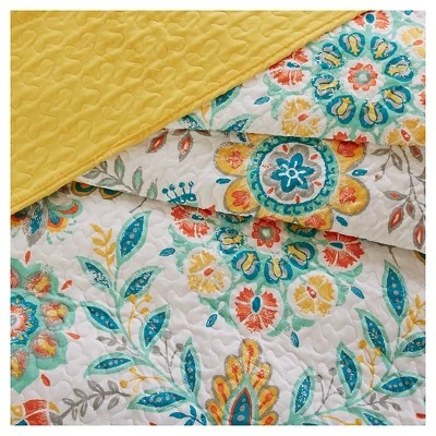 Intelligent Design Eva Paisley Quilted Coverlet Set 4 Intelligent Design Eva Paisley Quilted Coverlet Set - Image 2