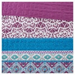 Intelligent Design Callie Printed Quilt Set Purple -QUILTS Sales unnamed file 831