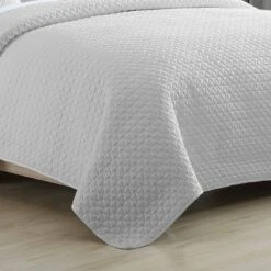 ED Ellen DeGeneres Washed Solid Quilt & Sham Set - ED by Ellen DeGeneres White -QUILTS Sales unnamed file 839