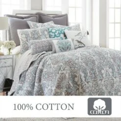 Legacy Paisley Quilt and Pillow Sham Set - Levtex Home 11 Legacy Paisley Quilt and Pillow Sham Set - Levtex Home -QUILTS Sales unnamed file 883
