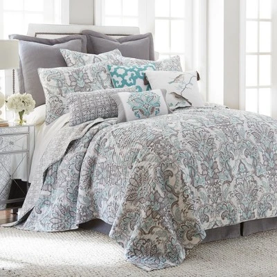 Legacy Paisley Quilt and Pillow Sham Set - Levtex Home 8 Legacy Paisley Quilt and Pillow Sham Set - Levtex Home - Image 6