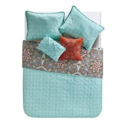 Yara Quilt Set - VCNY Turquoise Blue -QUILTS Sales unnamed file 961