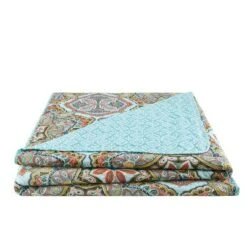 Yara Quilt Set - VCNY Turquoise Blue -QUILTS Sales unnamed file 962