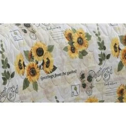 Yara Sunflower 5pc Quilt Set - Geneva Home Fashion Yellow -QUILTS Sales unnamed file 968