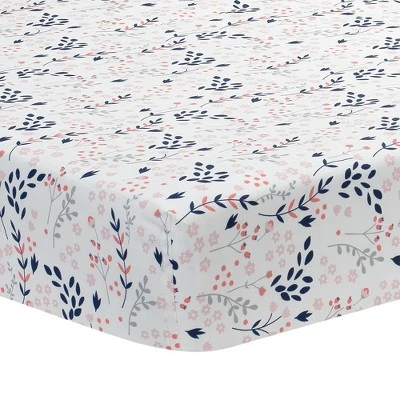 Lambs & Ivy Forever Friends 4-Piece Nursery Crib Baby Bedding Set - Blue, Pink 7 Lambs & Ivy Forever Friends 4-Piece Nursery Crib Baby Bedding Set - Blue, Pink - Image 5